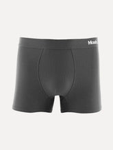 Cueca Mash Boxer Microfibra Risca de Giz Chumbo