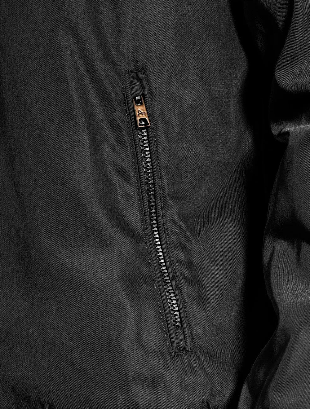 Jaqueta Aramis Masculina Nylon Bomber Liquid Repeller Preta