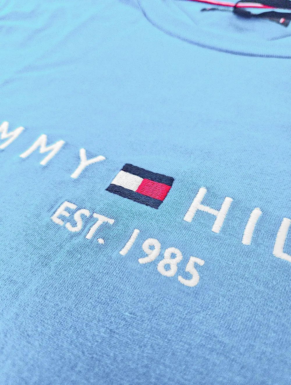 Camiseta Tommy Hilfiger Masculina Core Logo Tee Azul