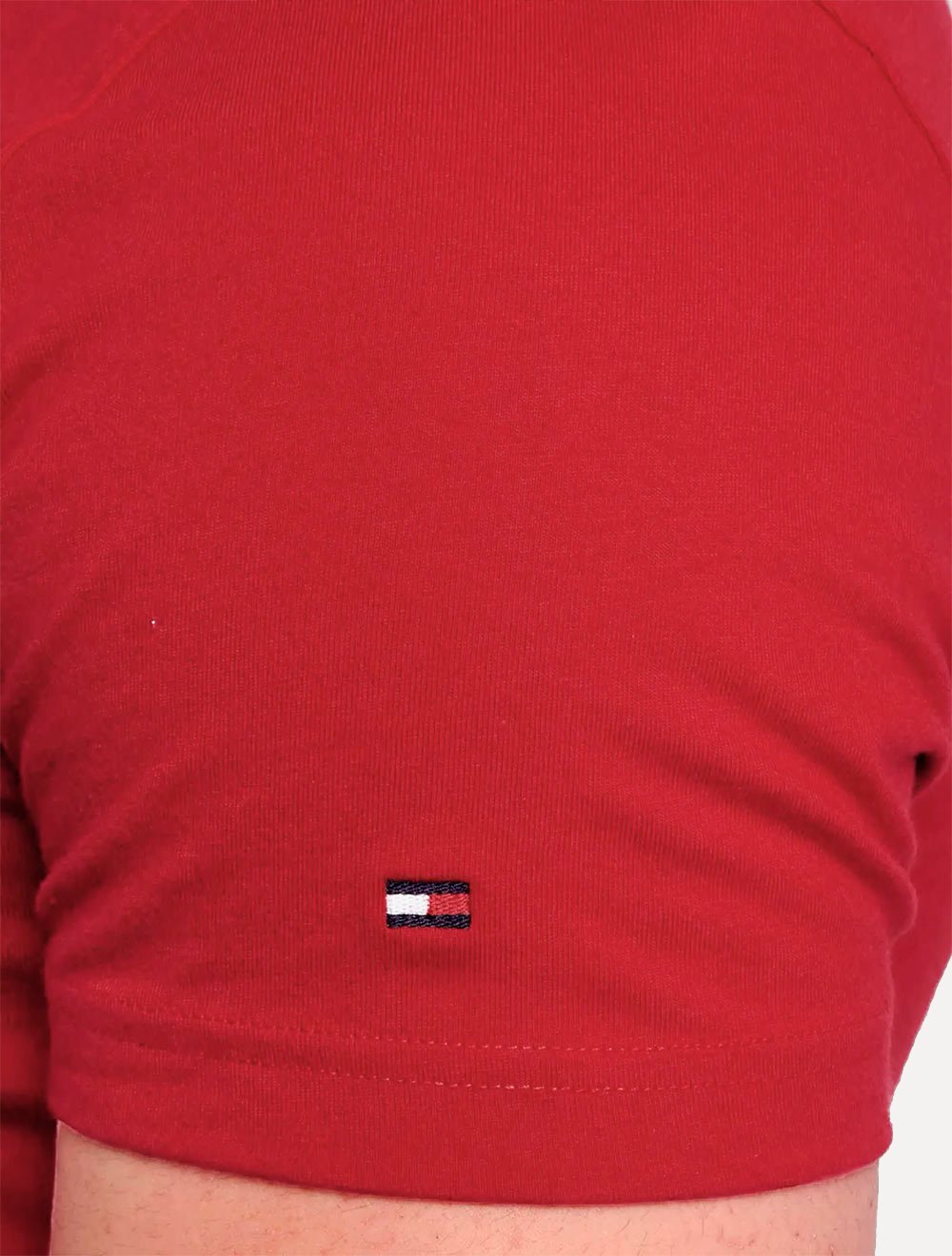 Camiseta Tommy Hilfiger Masculina Brand Love Small Logo Vermelha
