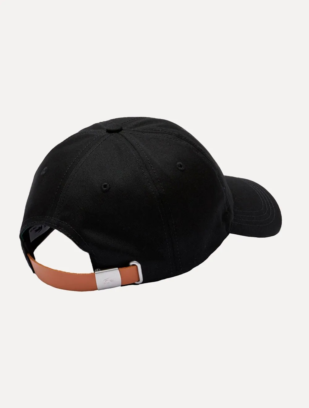 Boné Lacoste Casual Contrast Strep Big Logo Preto