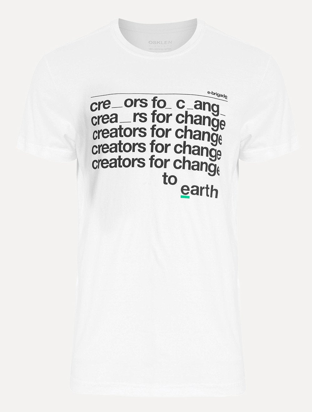 Camiseta Osklen Masculina Stone Creators For Change Branca