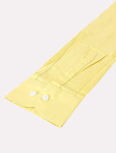 Camisa Ellus Masculina Tricoline LY Classic Anatomic Amarela