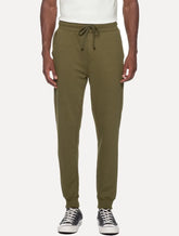 Calça John John Moletom Masculina Embossed Taupe Cáqui