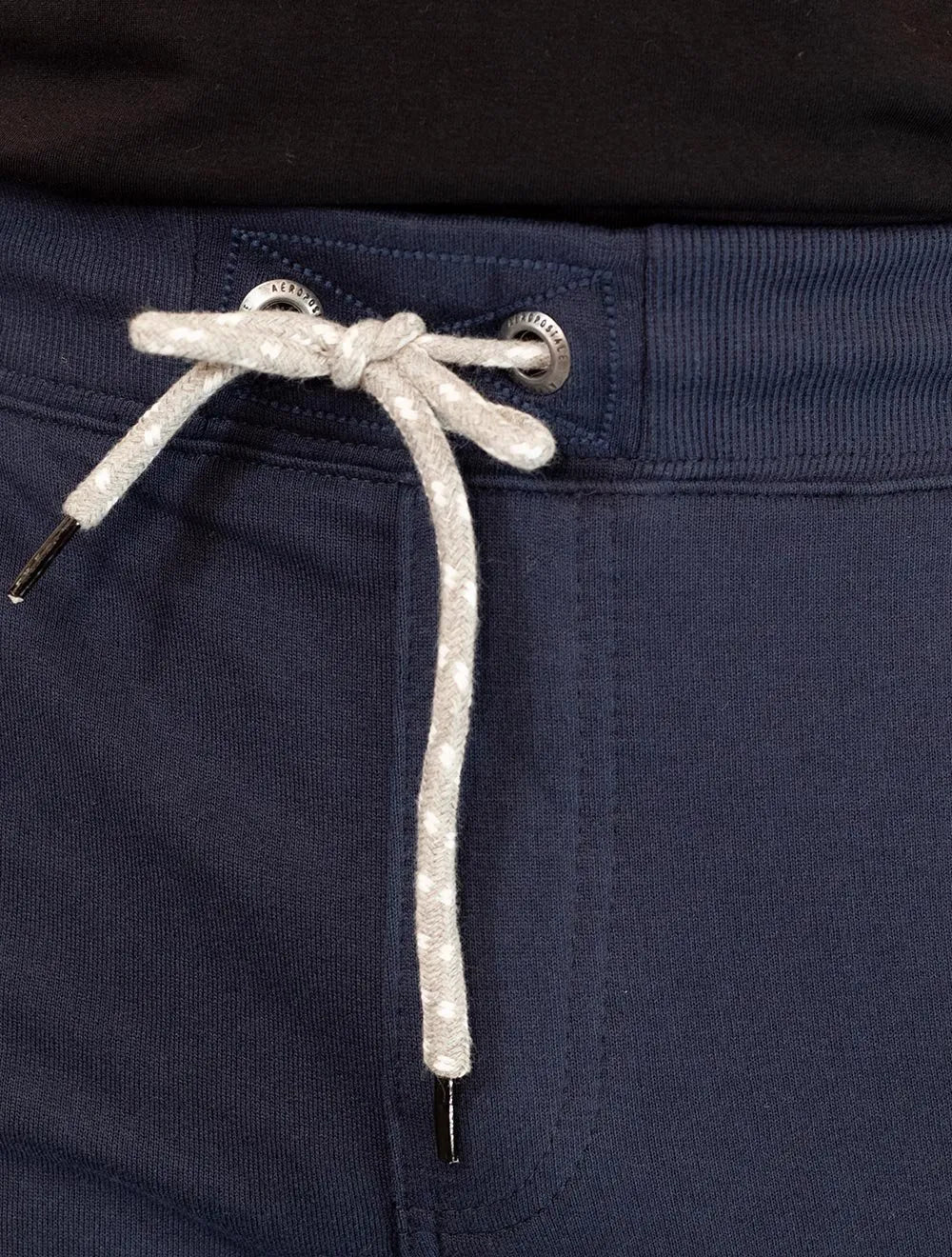 Bermuda Aeropostale Masculina Moletom Side Sash Colors A87/NY Azul Marinho