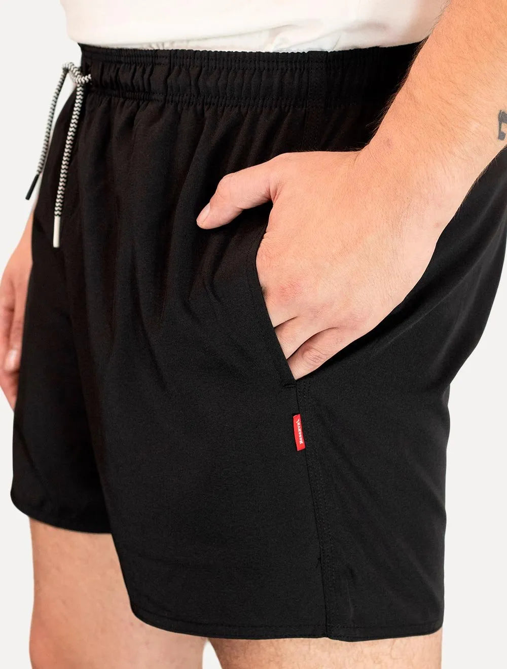 Short Reserva Masculino D'Água Beachwear Liso Basico Lateral Preto