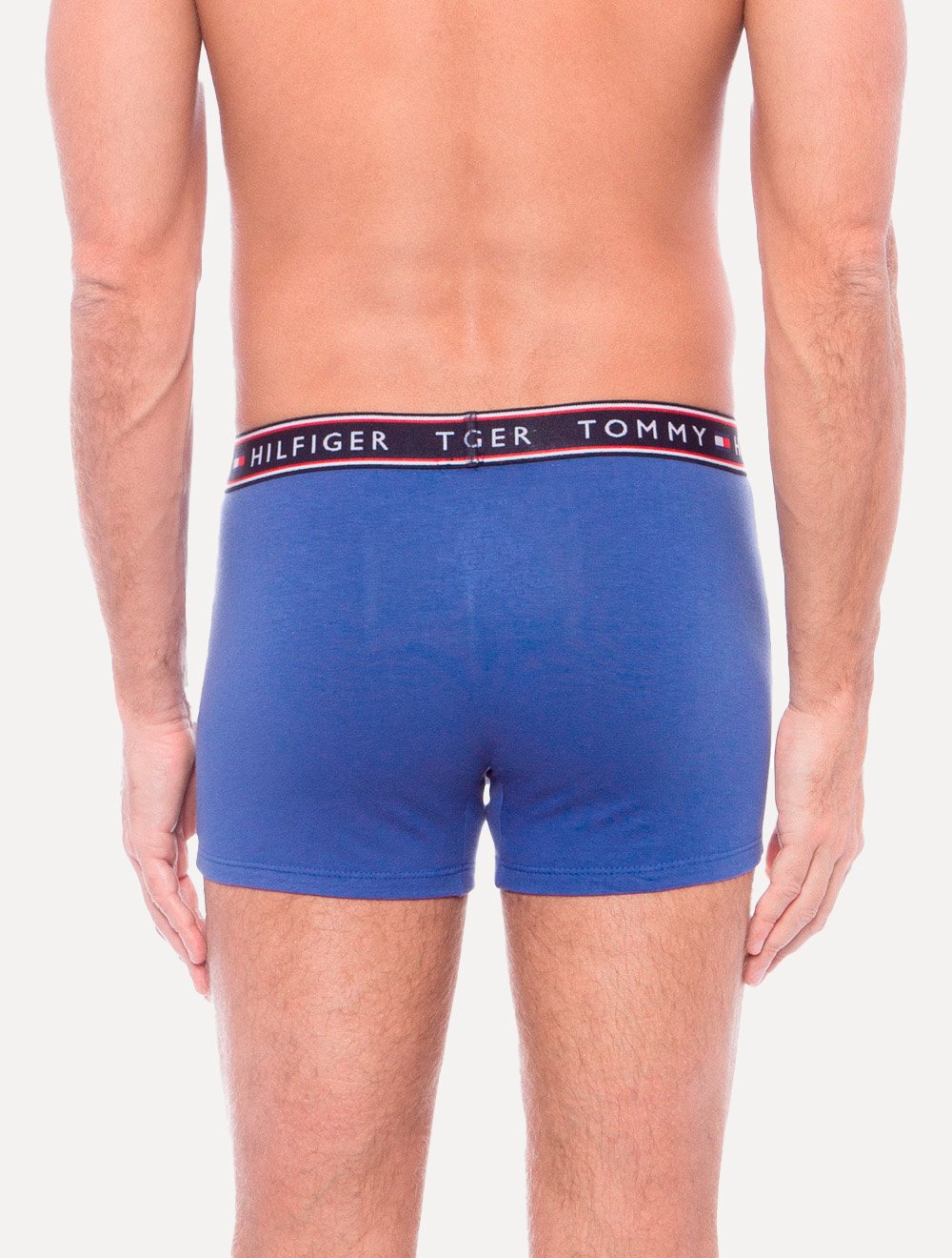 Cueca Tommy Hilfiger Cotton Stretch Trunk Colors Azul Pack 3UN