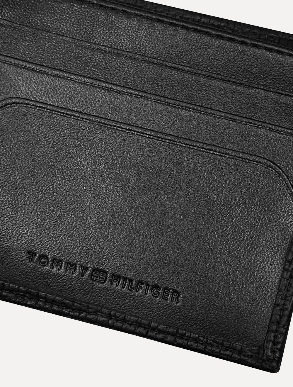 Carteira Tommy Hilfiger Masculina The Translucent Flag Mini CC Preto