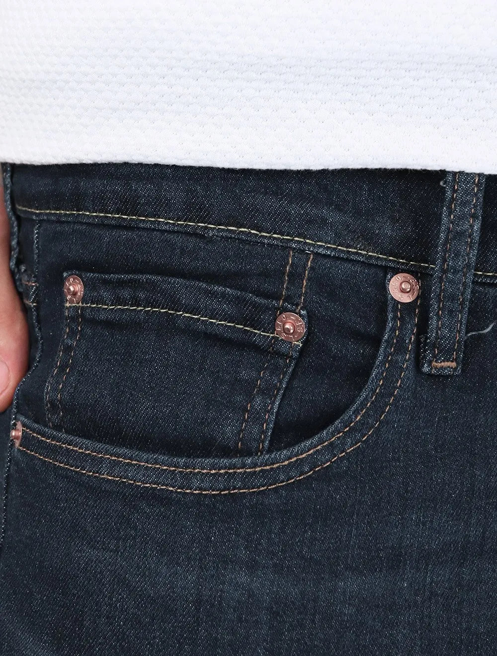 Calça Levis Jeans Masculina 512 Slim Taper Azul Escuro