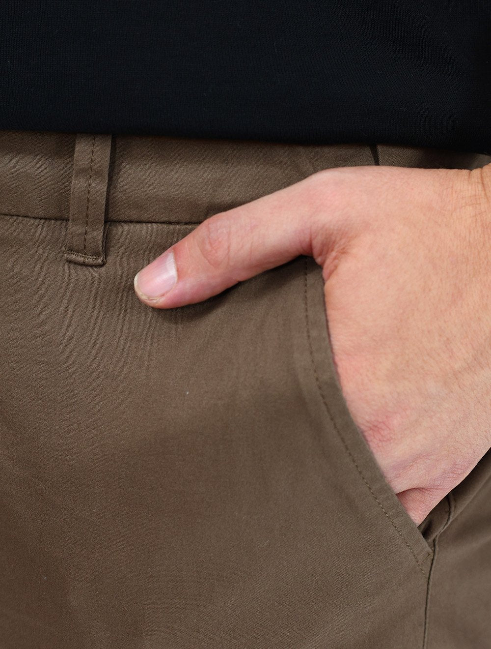 Calça Dixen Adaptive Sarja Regulagem Cós Marrom