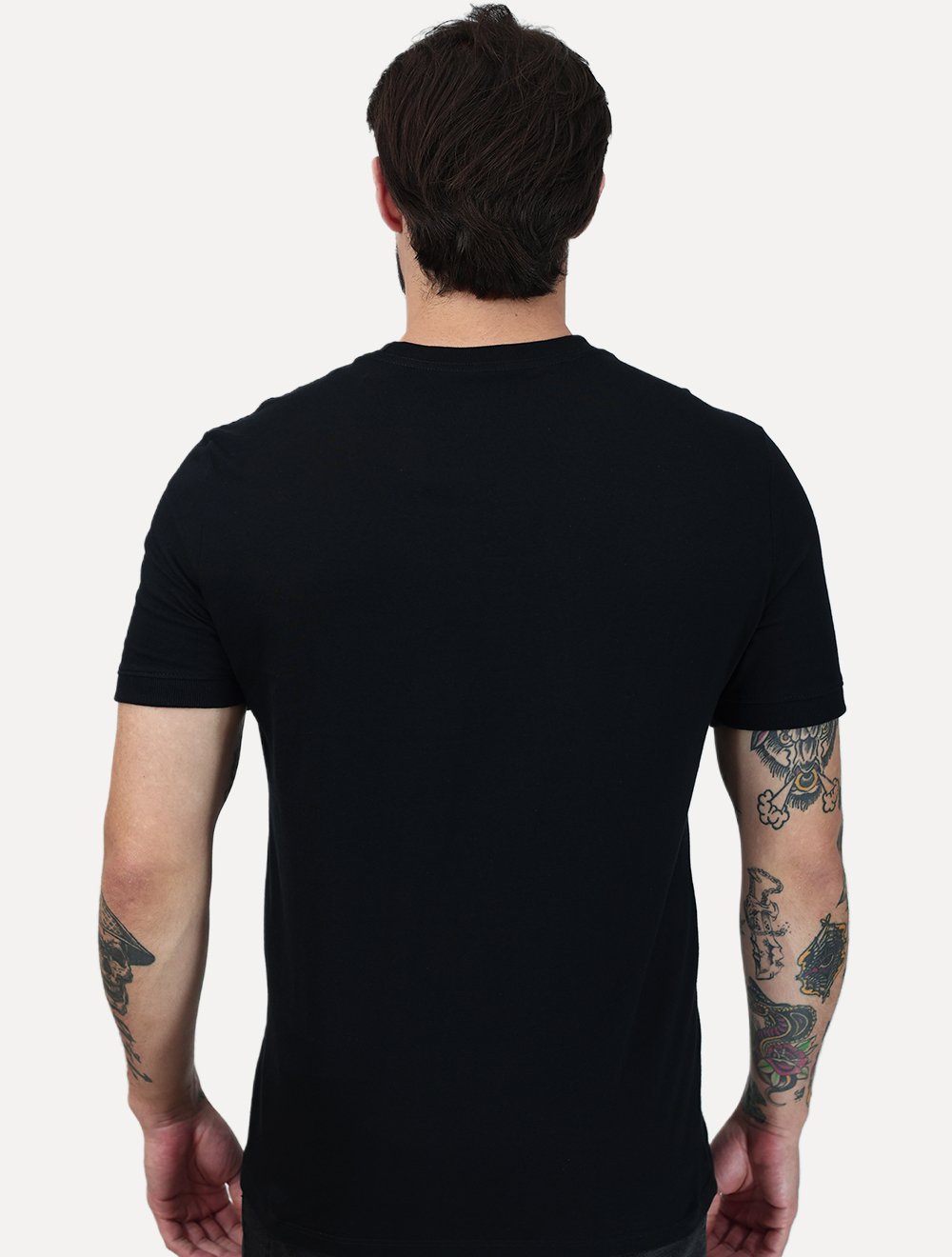 Camiseta Calvin Klein Jeans Masculina Malhão CK Logo Preto