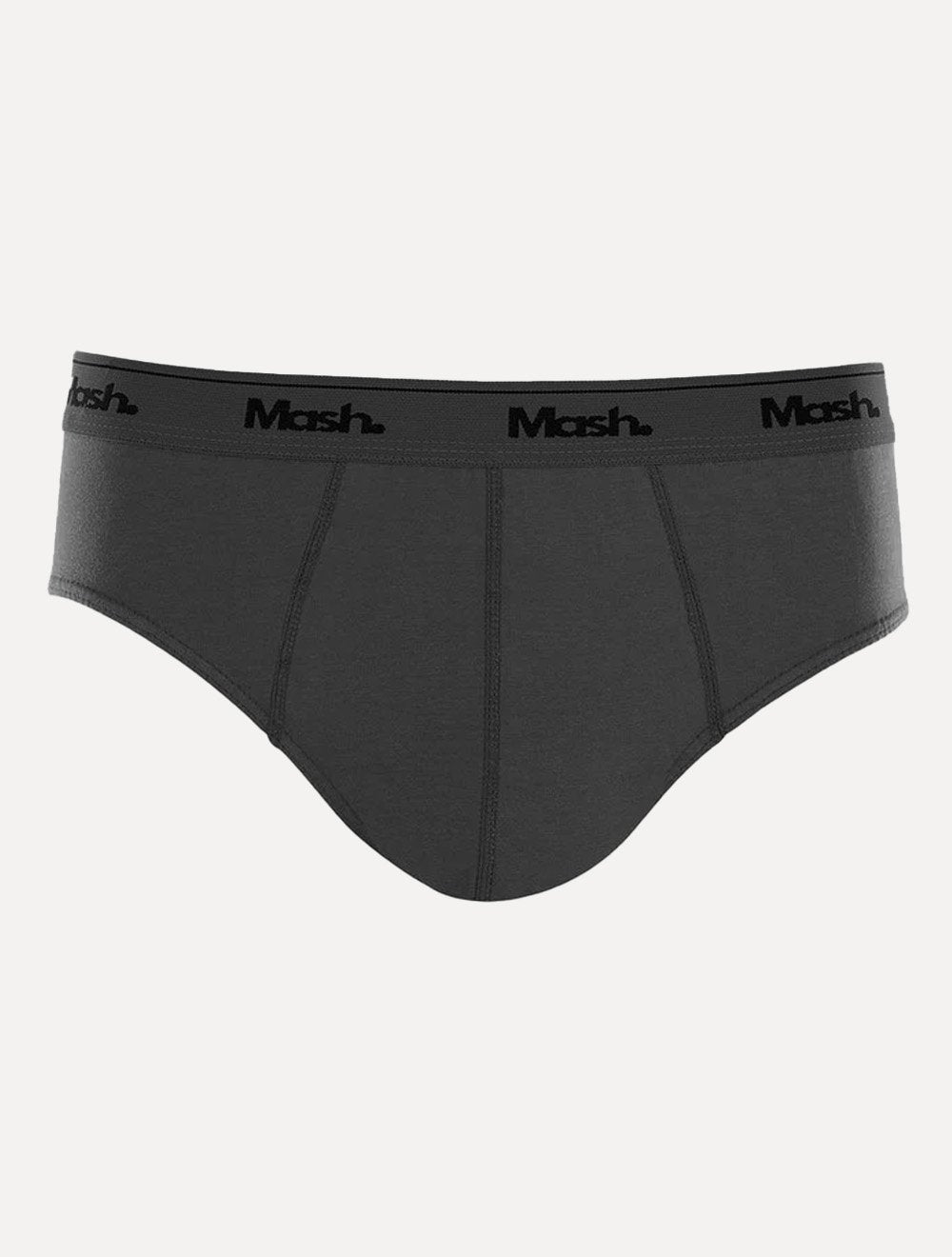 Cueca Mash Slip Cotton Basic Chumbo