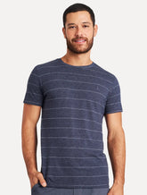Camiseta Reserva Masculina Listrado Nice Azul Marinho