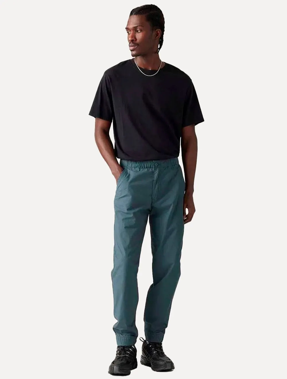 Calça Levis Jeans Masculina XX Chino Jogger Cinza Escuro