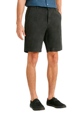 Bermuda Foxton Masculina Chino Casual Off Black Preta