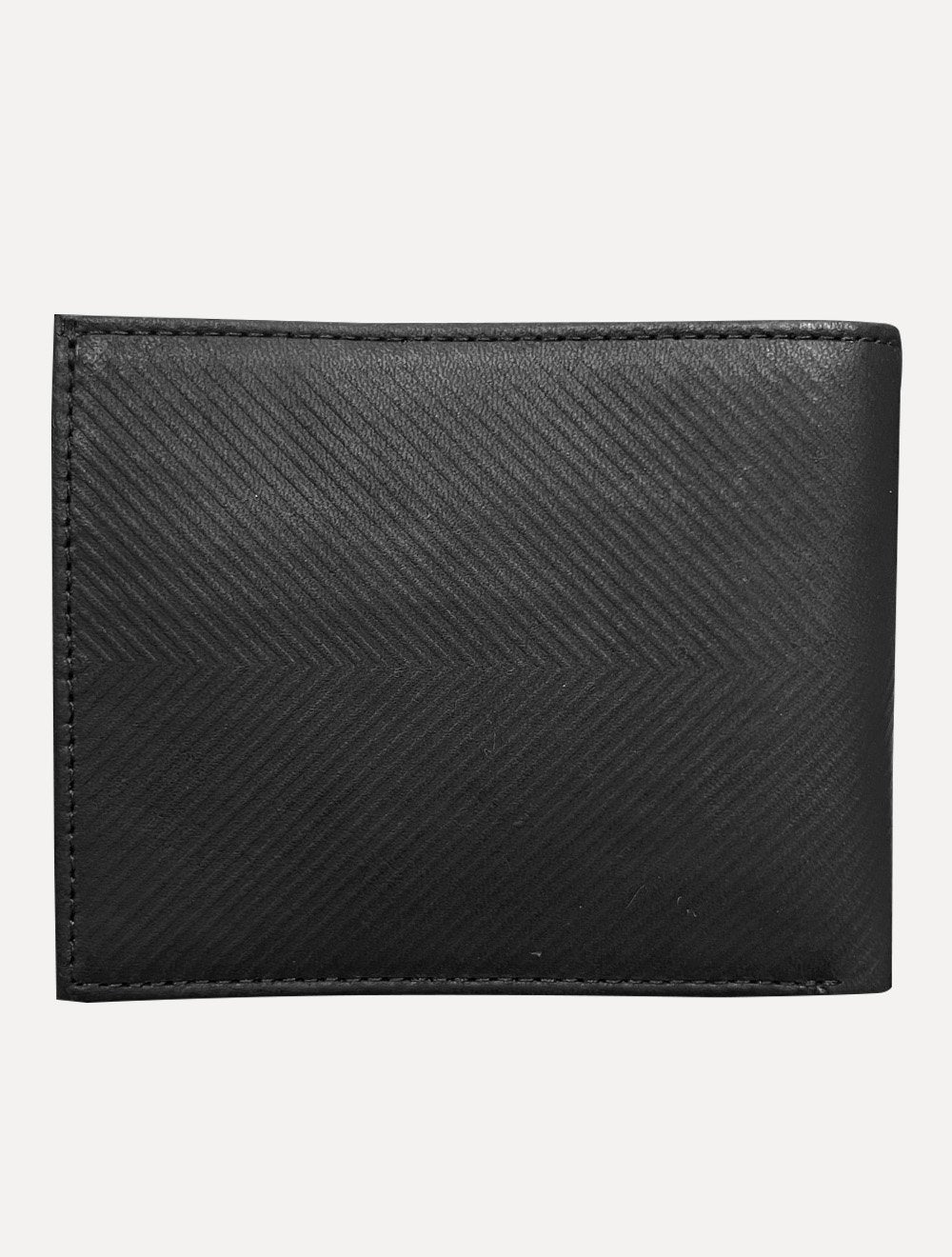 Carteira Aramis Masculina Couro Chevron Preta