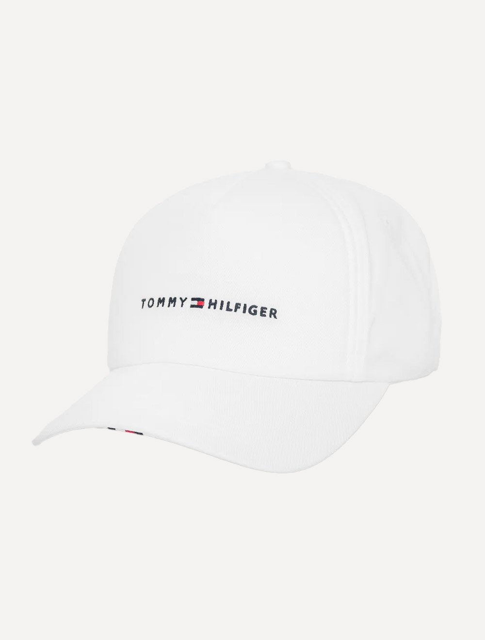 Boné Tommy Hilfiger Masculino Foundation 6 Panel Branco