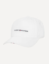 Boné Tommy Hilfiger Masculino Foundation 6 Panel Branco
