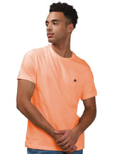 Camiseta Aeropostale Embroidered Navy Logo NYC A87 Laranja Claro