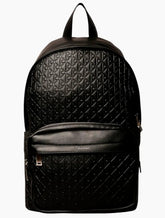 Mochila Calvin Klein Monograma CK Relevo Preta