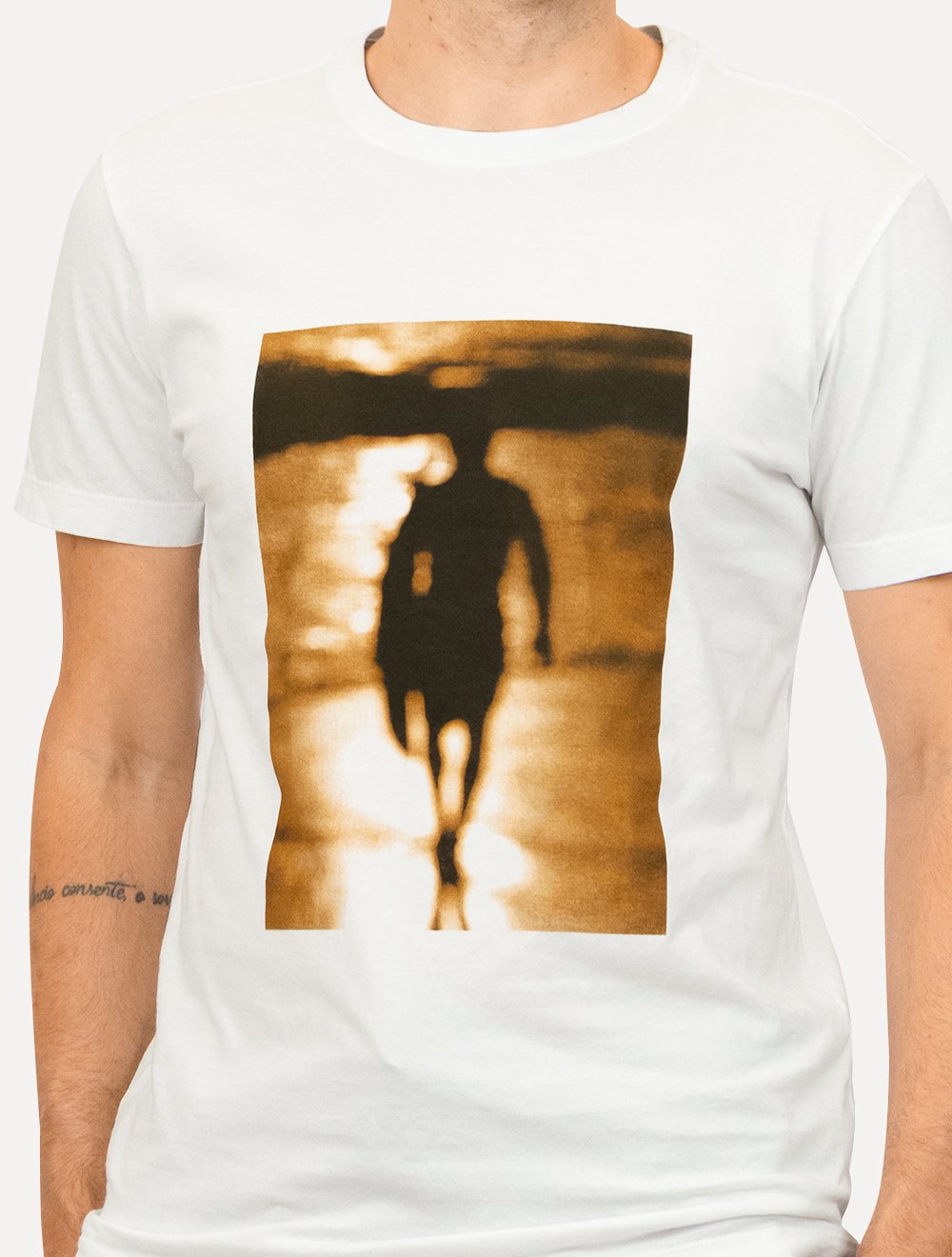 Camiseta Osklen Masculina Slim Stone Surfer View Branca