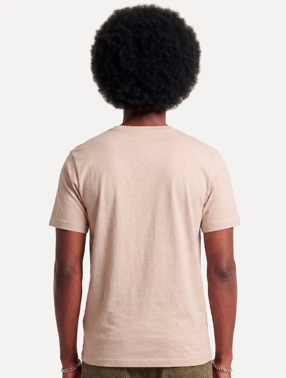 Camiseta Aramis Masculina Basic Lisa Mono Liquid Cotton Areia