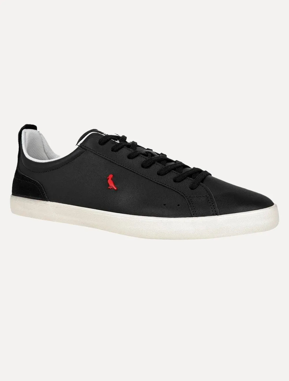 Tênis Reserva Masculino Couro Casual Pica-Pau Preto