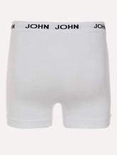 Cueca John John Boxer Poliamida Branca Pack 3UN