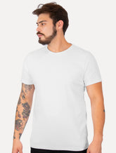 Camiseta Colcci Masculina Slim Malha Canelada Branca