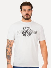 Camiseta John John Masculina Regular Logo Shadow Branca