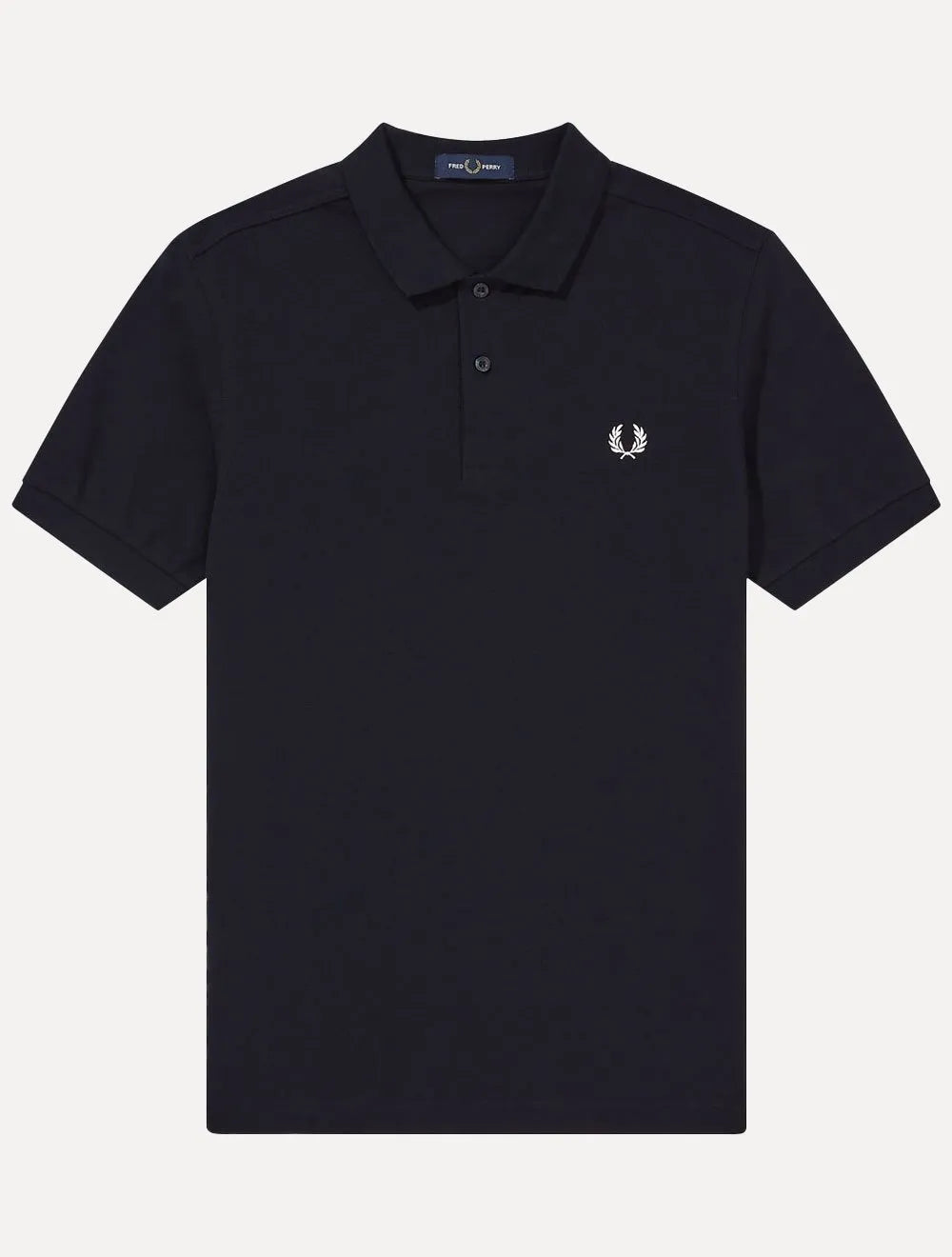 Polo Fred Perry Masculina Regular Piquet Plain Logo Azul Marinho