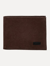 Carteira Aramis Masculina Couro Floater Horizontal Marrom Café