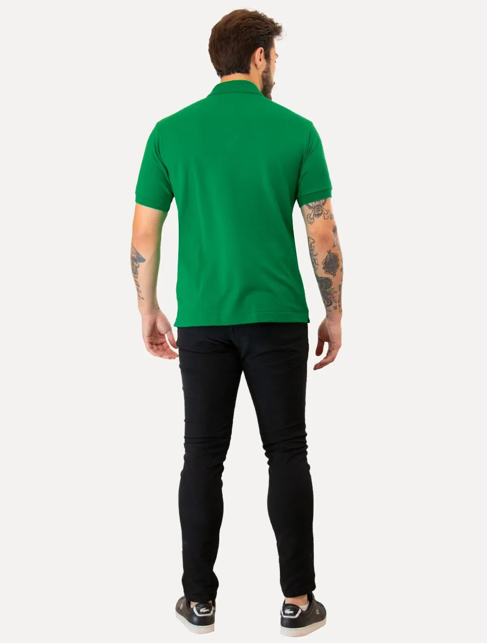 Polo Lacoste Masculina L.12.12 Verde Jade