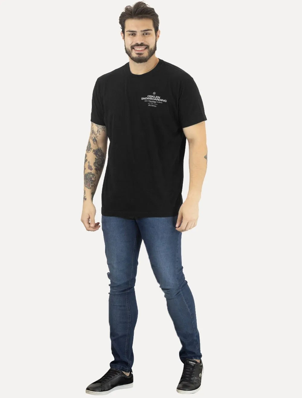 Camiseta Osklen Masculina Regular Vintage SK82 Preta