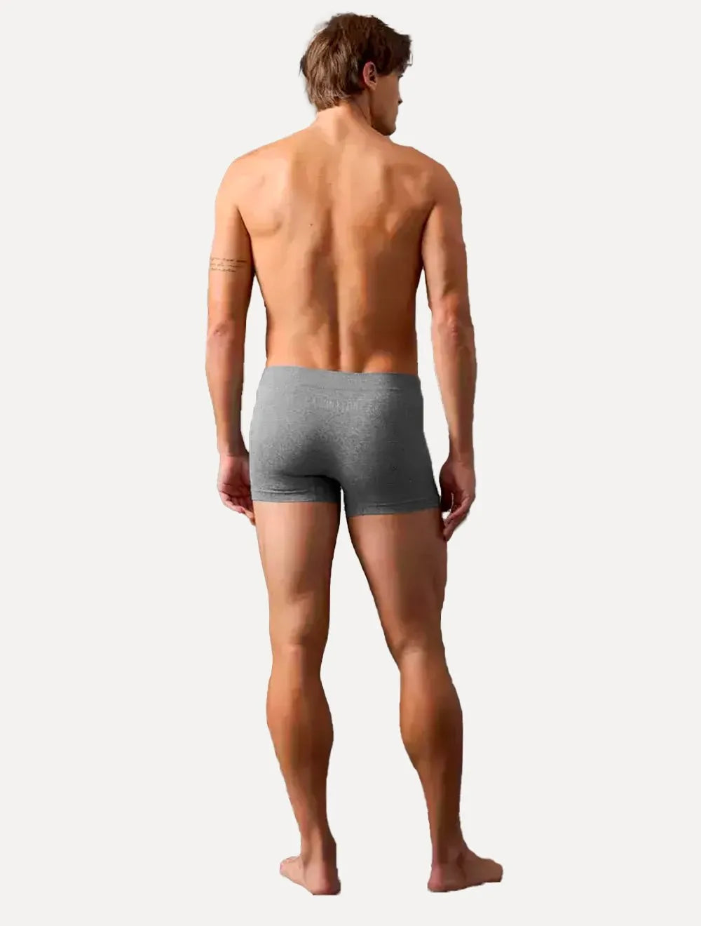 Cueca Calvin Klein Trunk Intense Power Seamless Eco Cinza Mescla