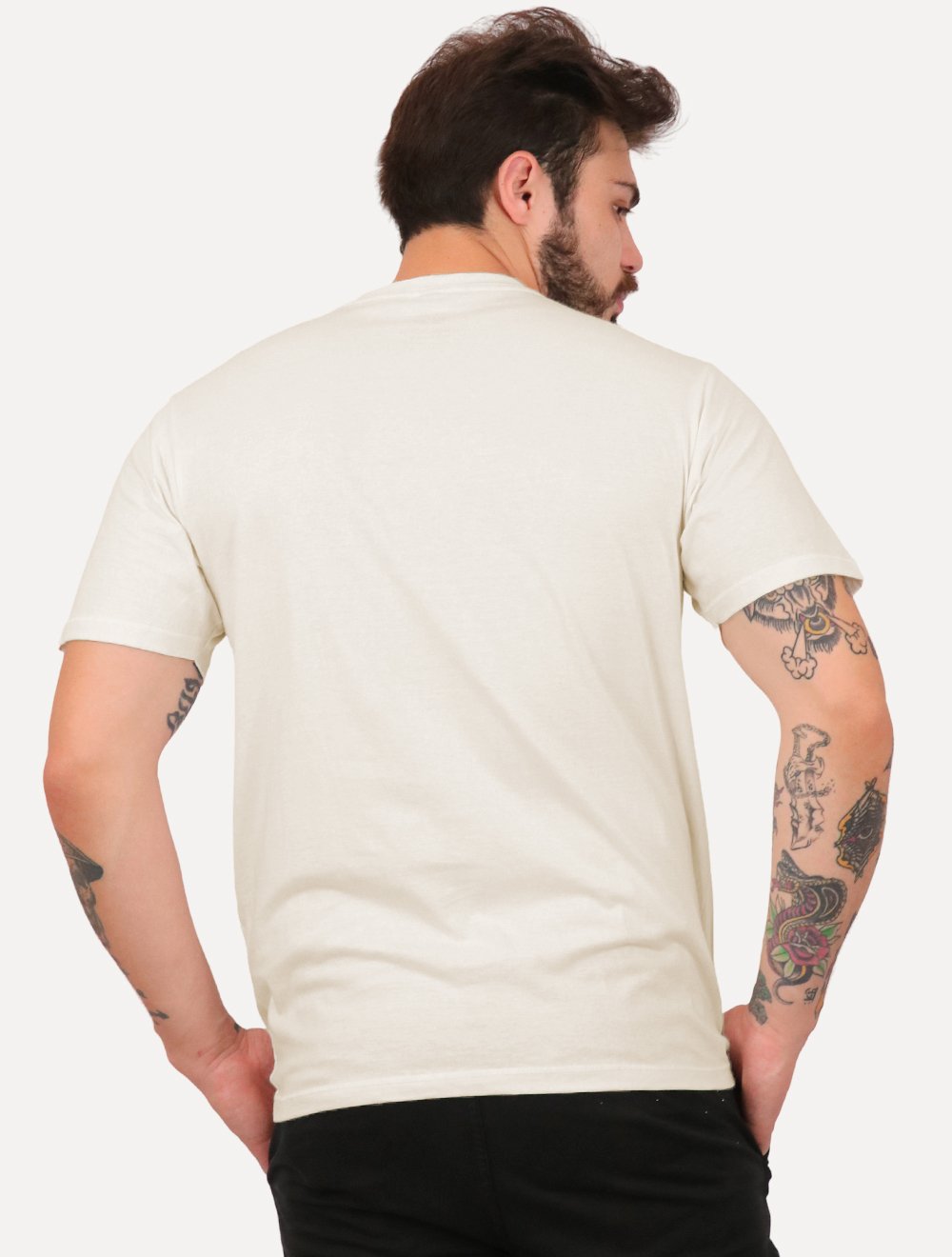 Camiseta John John Masculina Relaxed Fit Bones e Memories Off-White