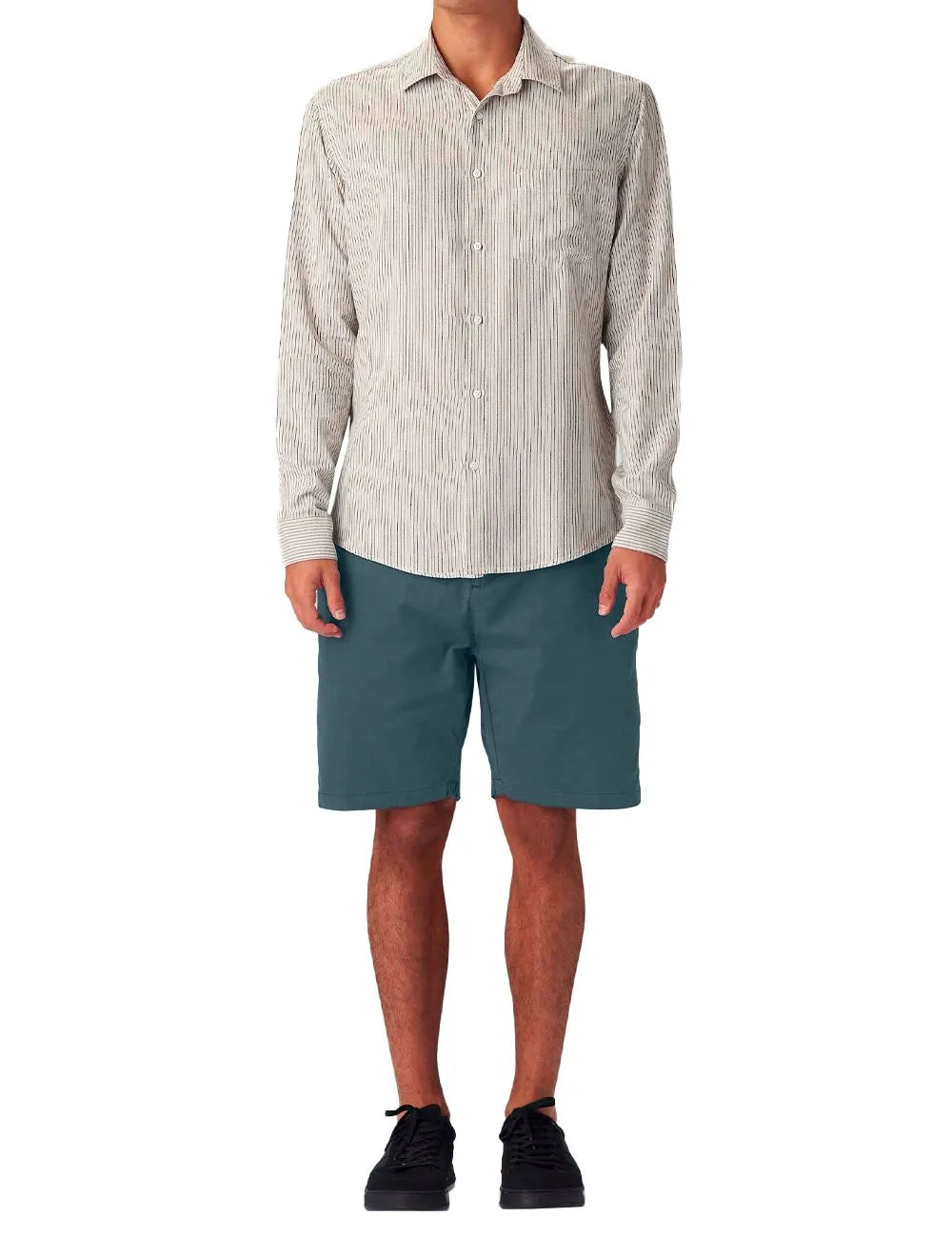 Bermuda Osklen Masculina Alfaiataria Cotton Blithe Azul Índigo