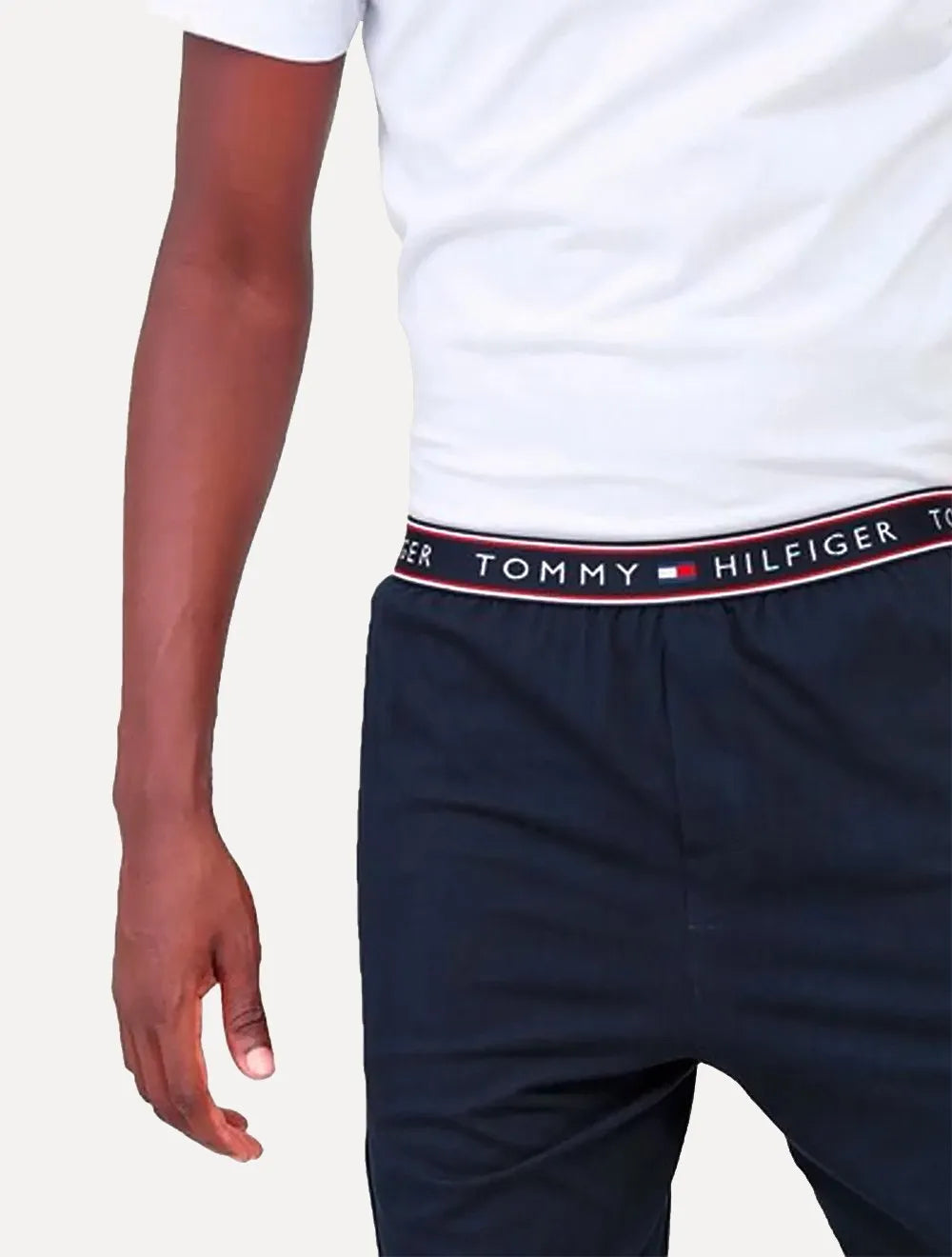 Short Tommy Hilfiger Sleepwear Logo Lounge Azul Marinho