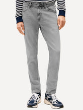 Calça Tommy Jeans Masculina Slim Austin Stone Cinza Escuro