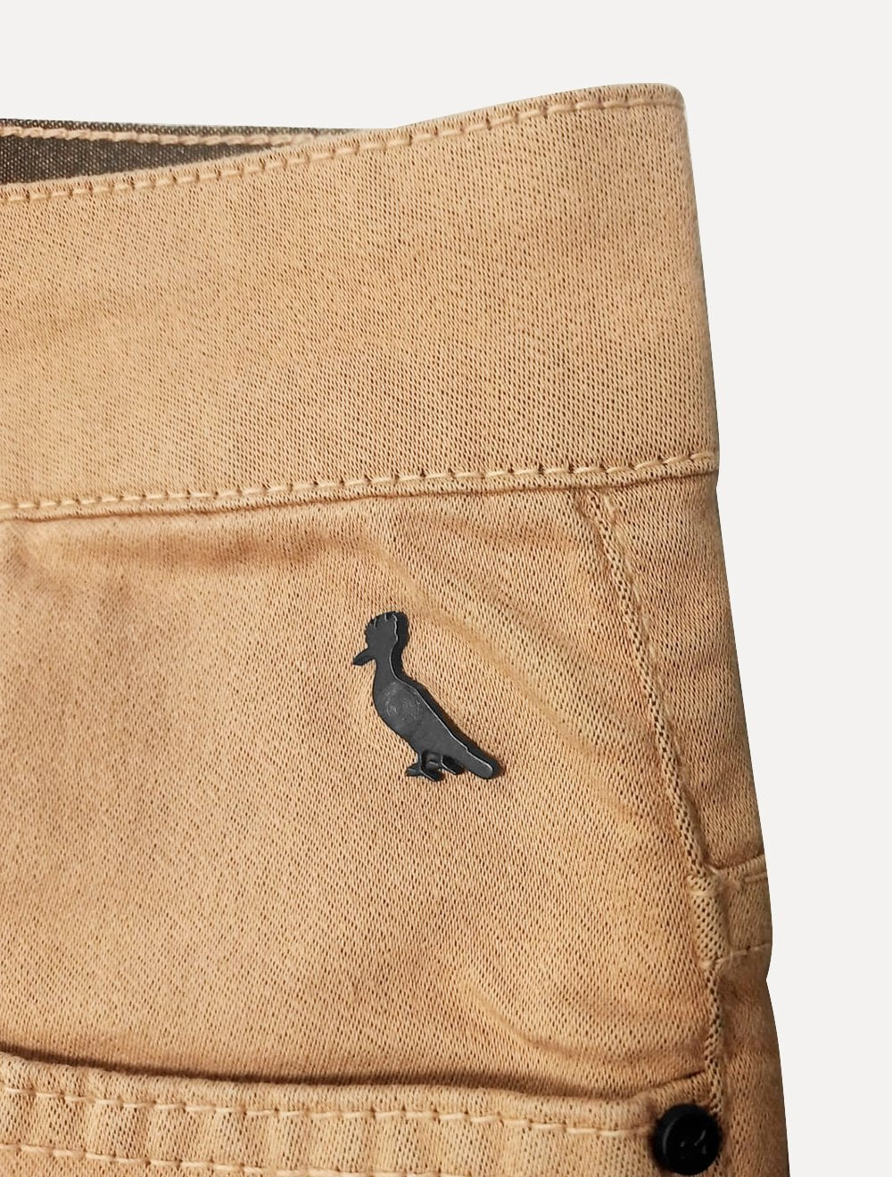 Calça Reserva Masculina Sarja Super Skinny Color Cáqui Escuro