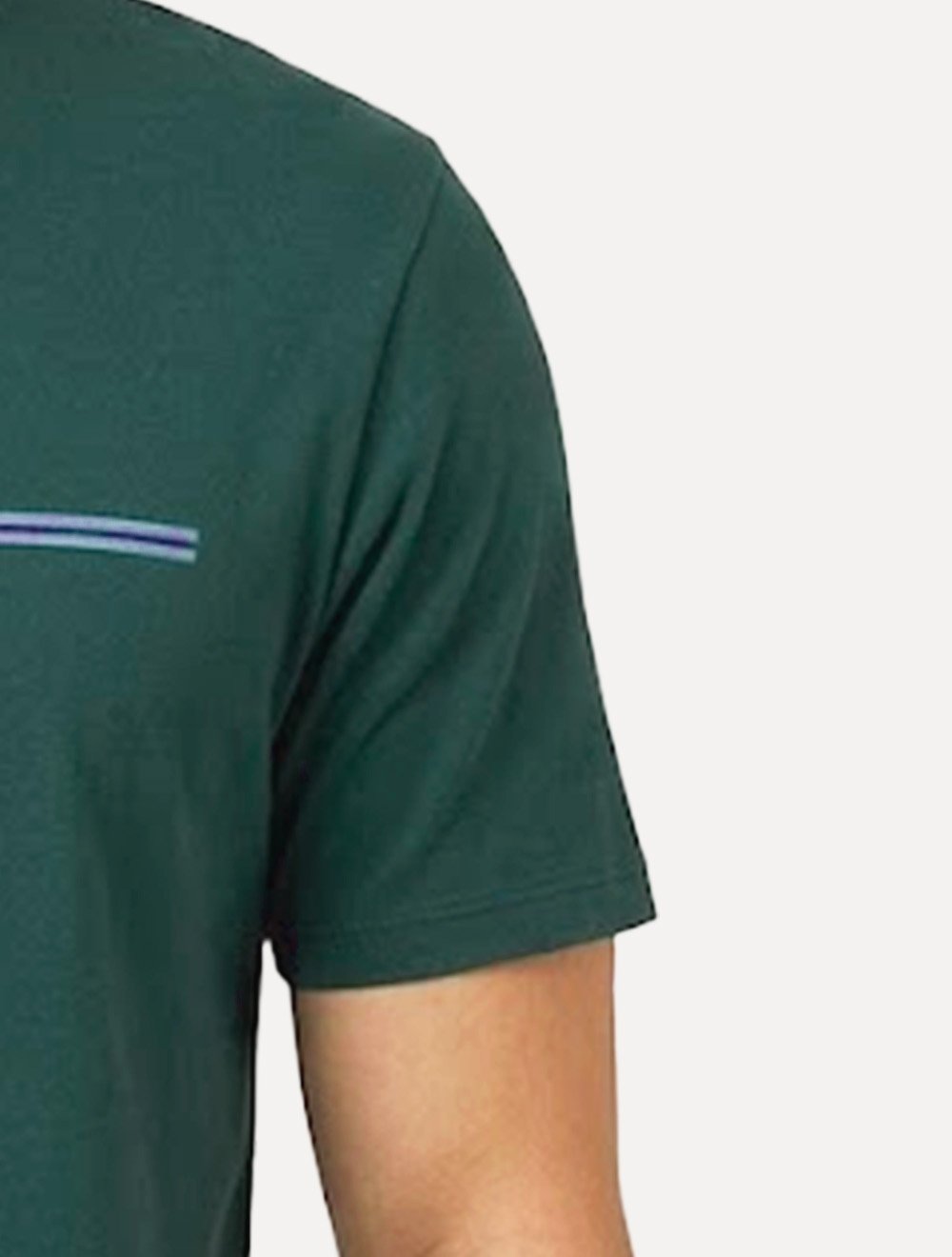 Camiseta John John Masculina Regular Fit Simple Lines Verde Escuro