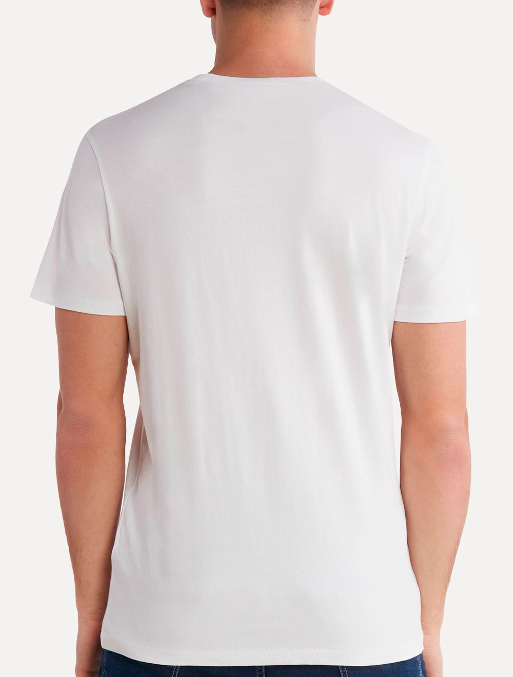 Camiseta Tommy Jeans Masculina Regular TJ 85 Entry Branca
