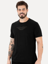 Camiseta Ellus Masculina Cotton Fine Easa Ray Classic Preta