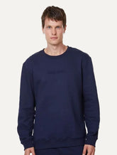 Moletom John John Masculino Embossed Logo Azul Marinho