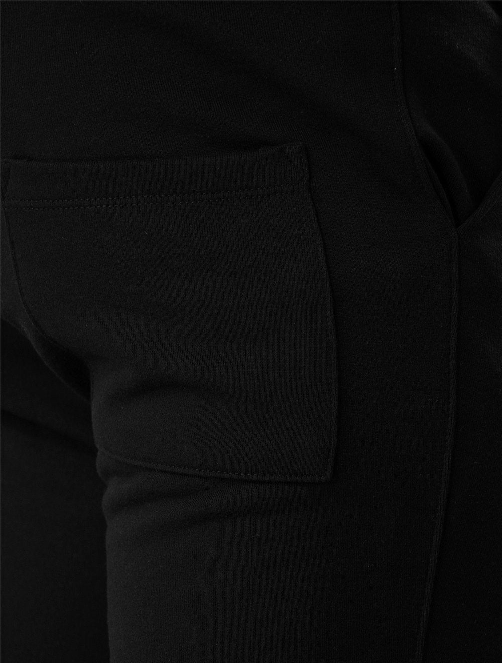 Bermuda Calvin Klein Jeans Moletom Lateral Logo Preta