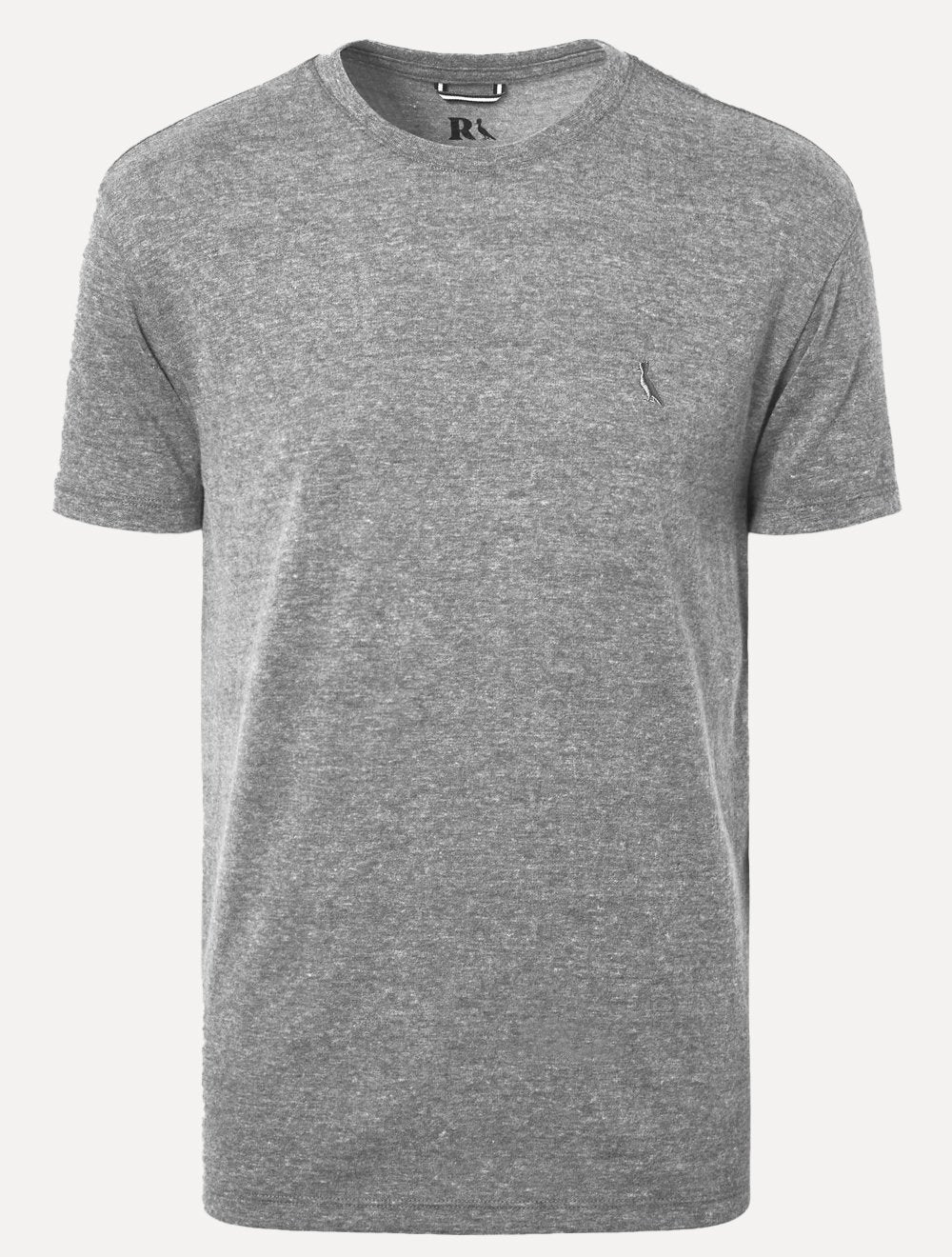 Camiseta Reserva Masculina Regular Mescla Touch Cinza Escuro