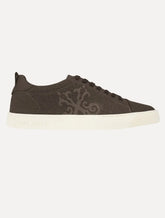 Tênis John John Masculino London Canvas Marrom Escuro