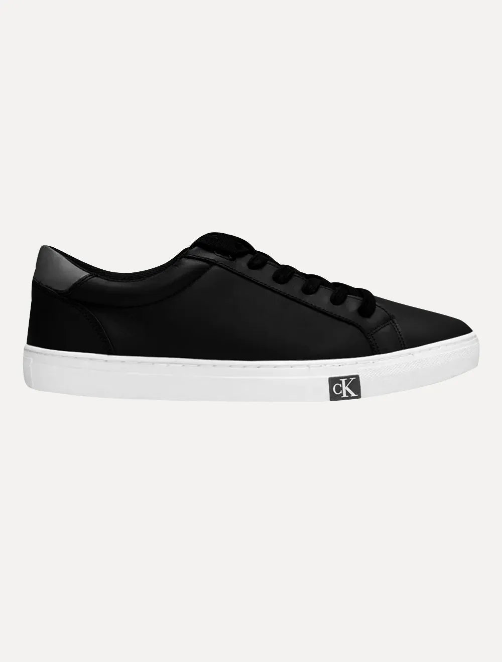 Tênis Calvin Klein Jeans Masculino Couro Project Queima Preto