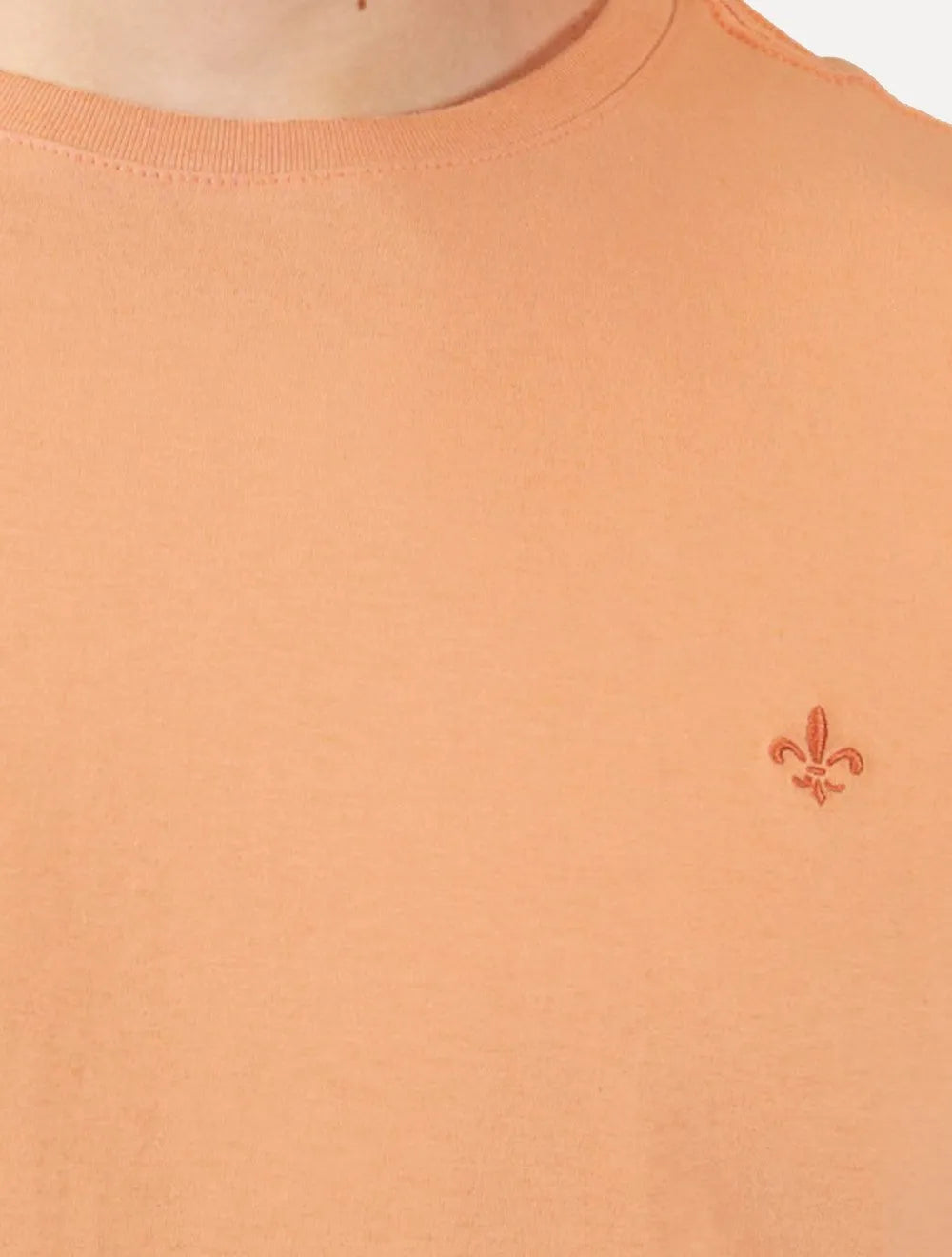 Camiseta Dudalina Masculina Essentials Modal Logo Laranja