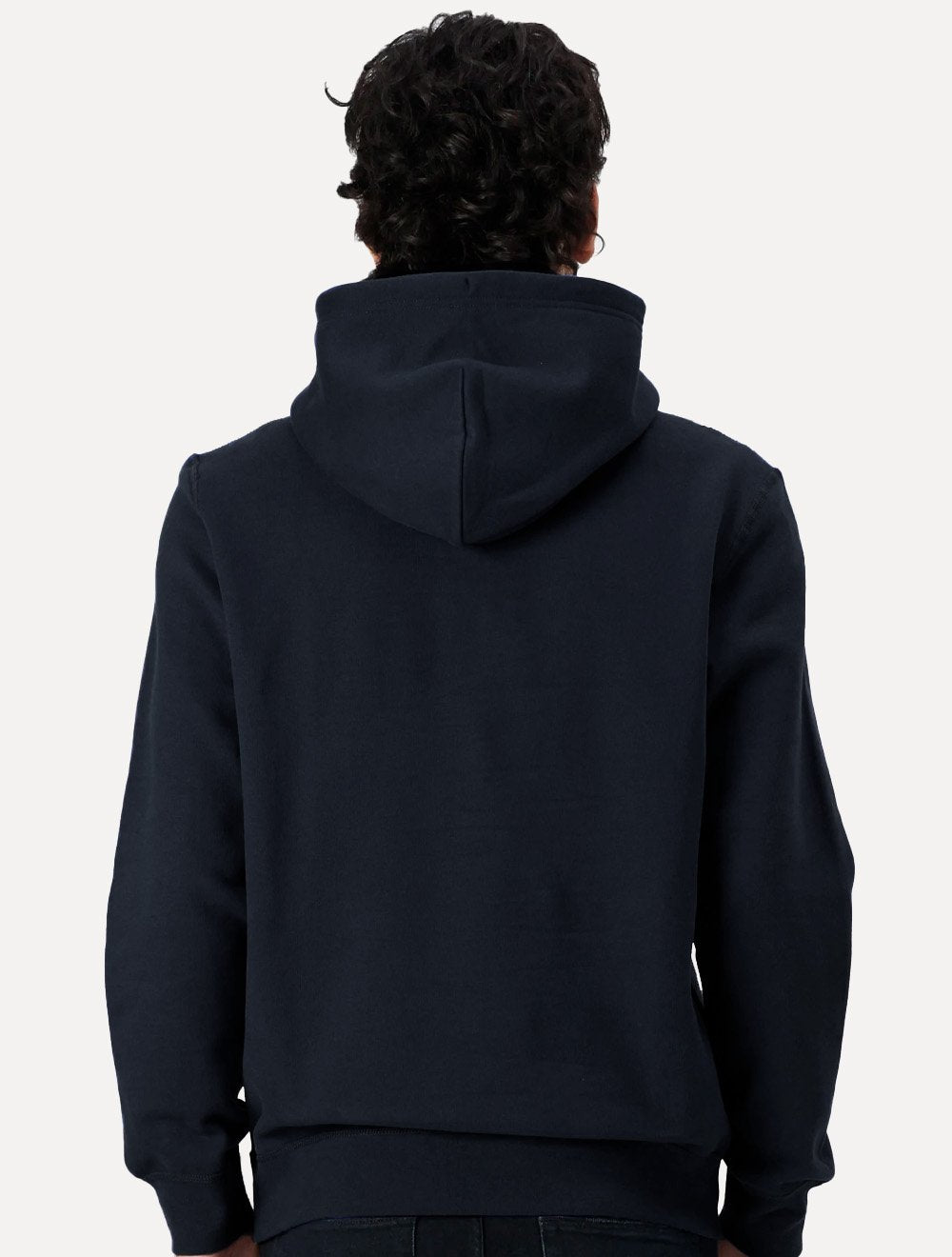 Moletom Tommy Hilfiger Masculino Essential Fleece Hoody Flag Azul Marinho